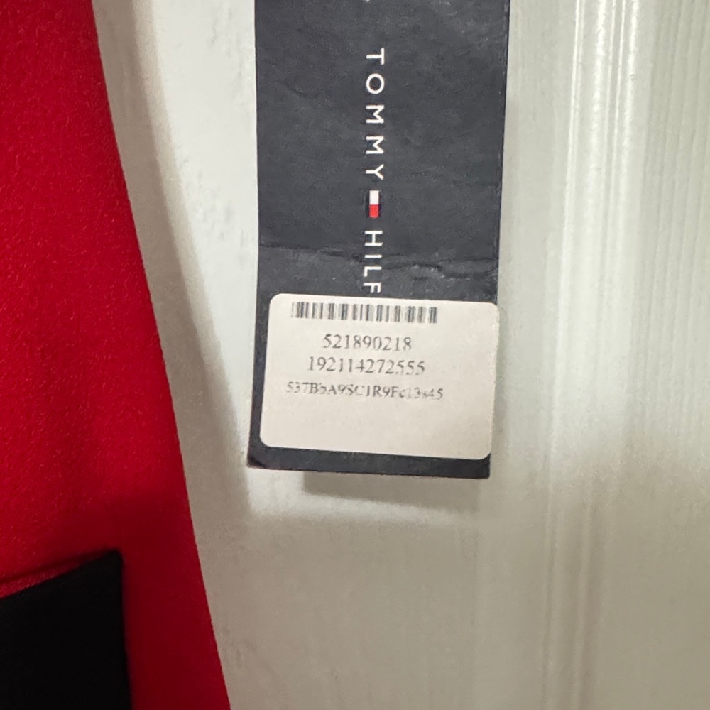 Tommy Hilfiger Red and Black Mini Dress - Picture 3 of 5